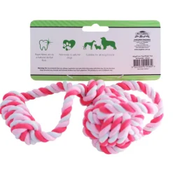Online WagTime - Tug Rope Toy with Handle (34cm)