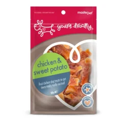 Outlet Masterpet Treats Yours Droolly - Chicken & Sweet Potato Dog Treat (110g)