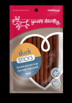 Clearance Masterpet Treats Yours Droolly - Duck Sticks Dog Treat (110g)